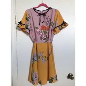 Floral Print Tea Dress